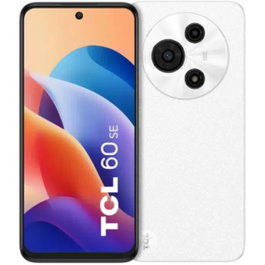TCL Smartphone 60 SE 8GB RAM 512GB ROM 6.7" HD+ 90Hz Android 15 Cámara 50MP Octa-Core 5200mAh Blanco Puro T517H-2CLCA112